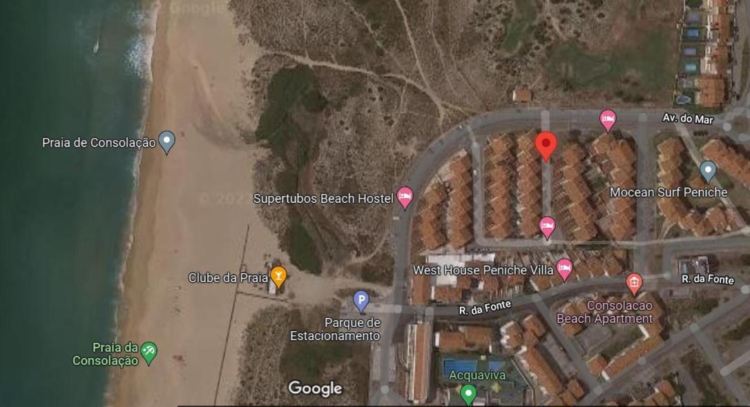 Supertubos Beach Villa Atouguia Da Baleia Dış mekan fotoğraf
